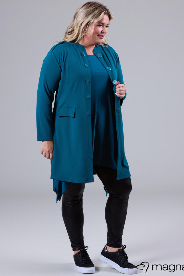 Magna Basic Vest N-8005 Petrol Blauw