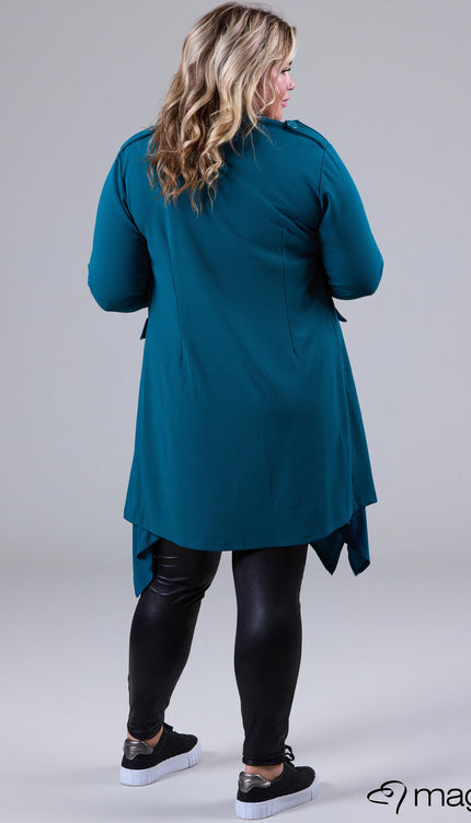 Magna Basic Vest N-8005 Petrol Blauw