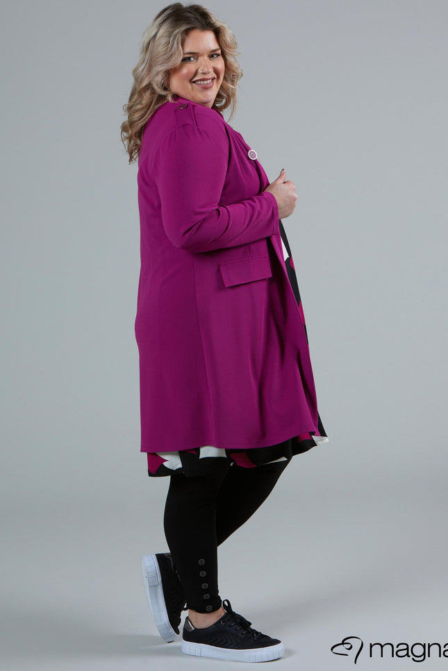 Magna Basic Vest N-8005 Magenta Roze