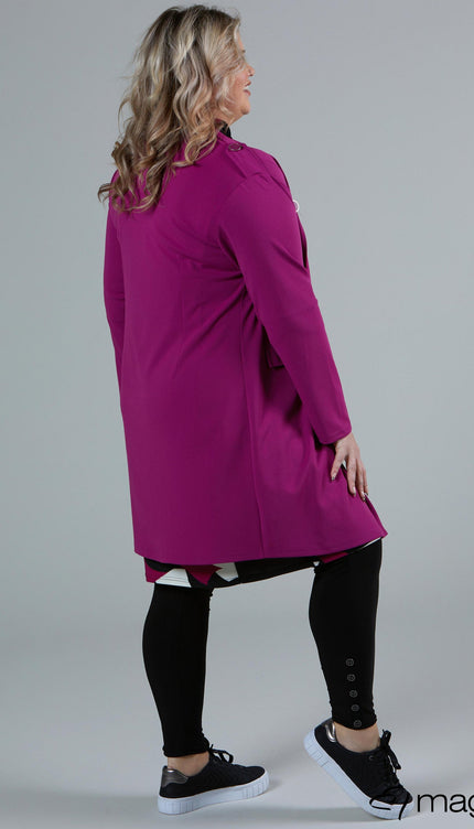 Magna Basic Vest N-8005 Magenta Roze