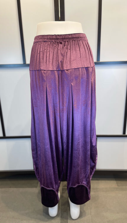 Normal Crazy Pants Sindy Extra Lang Satijn Paars