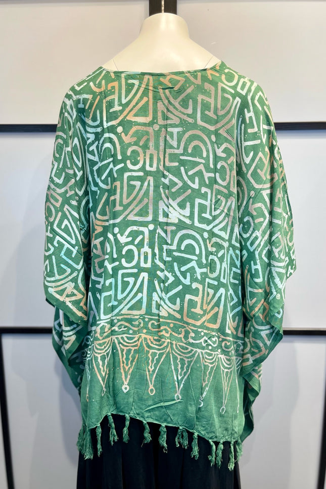 Normal Crazy Poncho Print