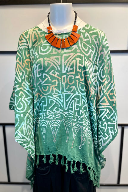 Normal Crazy Poncho Print