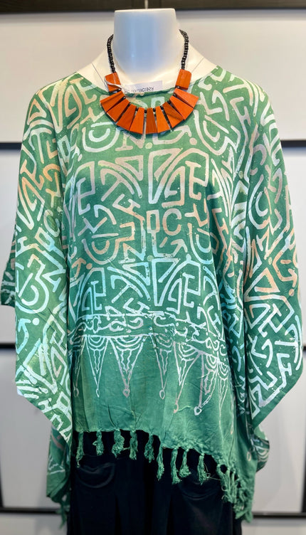 Normal Crazy Poncho Print
