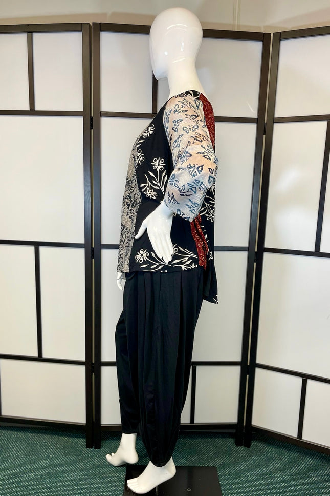 Normal Crazy Top New Moza Long Sleeve Print