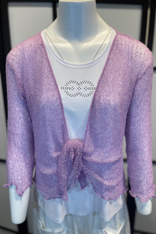 Normal Crazy Vest Ikat Lila Paars