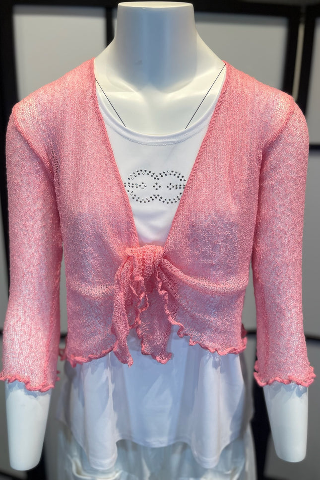 Normal Crazy Vest Ikat Licht Roze