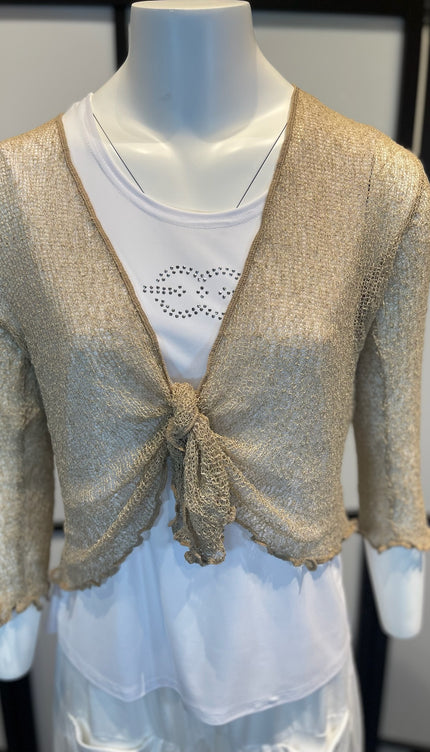 Normal Crazy Vest Ikat Zand Bruin