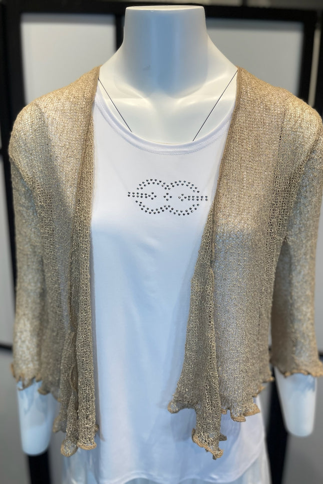 Normal Crazy Vest Ikat Zand Bruin