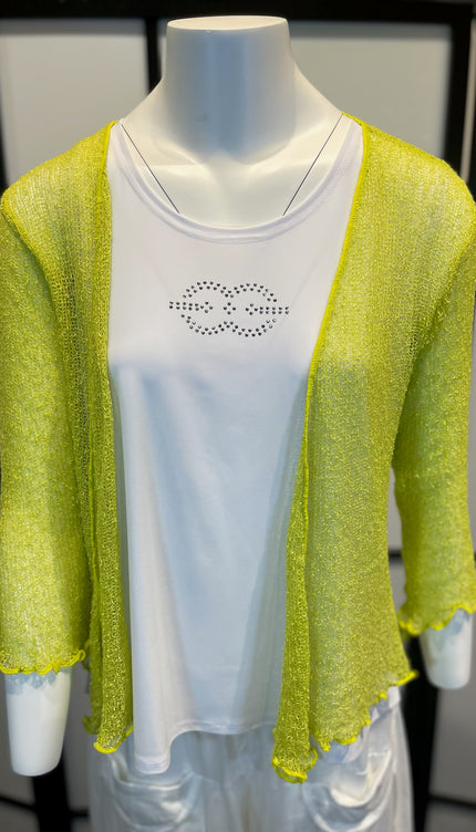 Normal Crazy Vest Ikat Geel