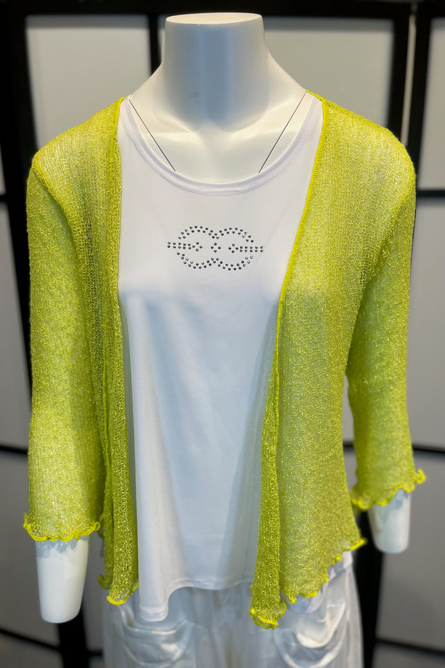 Normal Crazy Vest Ikat Geel