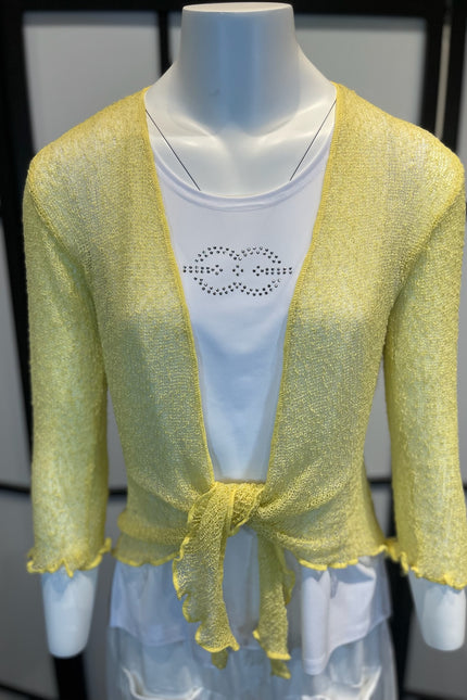 Normal Crazy Vest Ikat Licht Geel