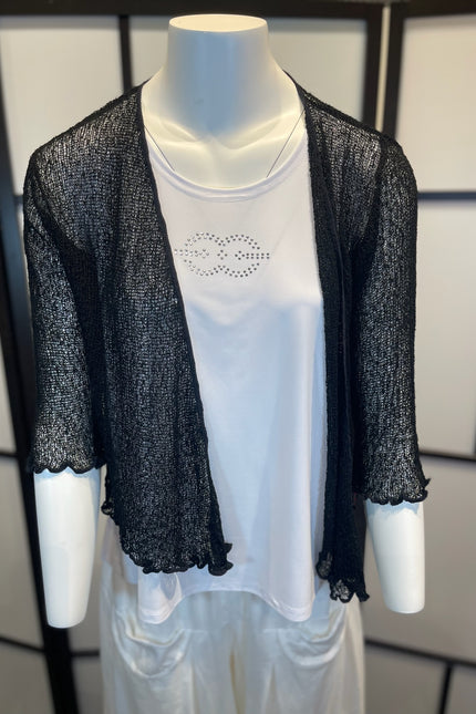 Normal Crazy Vest Ikat Zwart