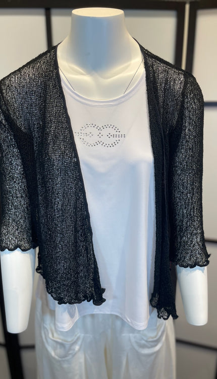 Normal Crazy Vest Ikat Zwart