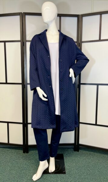 Magna Blazer Lang N-2101 Navy Blauw