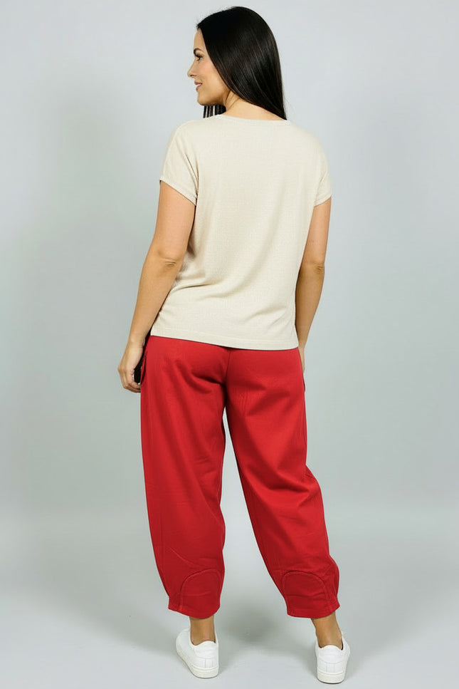 Normal Crazy Pants Sindy Extra Lang Cordovan Rood