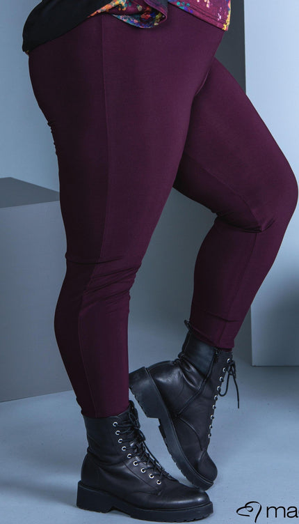 Magna Basic Legging F-23 Plum Paars