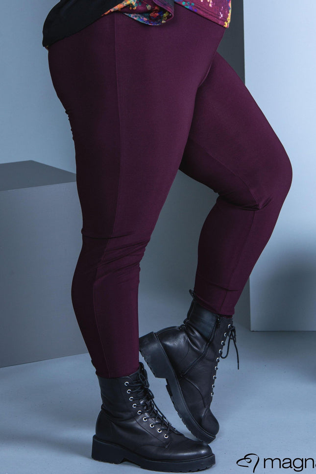 Magna Basic Legging F-23 Plum Paars