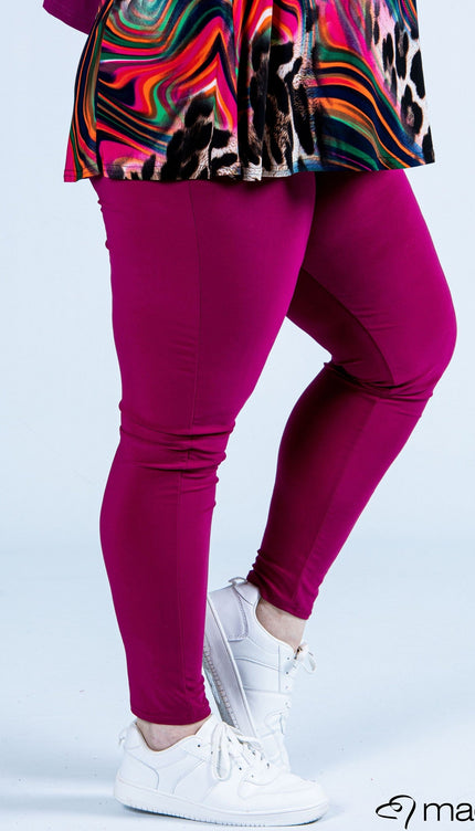 Magna Basic Legging F-23 Magenta Roze