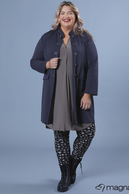 Magna Basic Vest N-8005 Donker Grijs