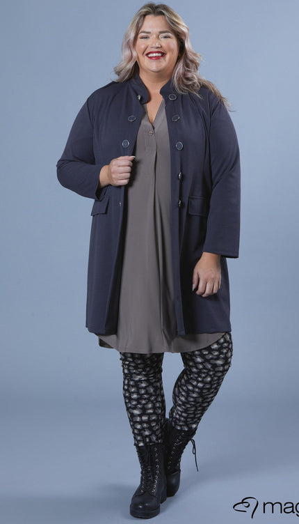 Magna Basic Vest N-8005 Donker Grijs