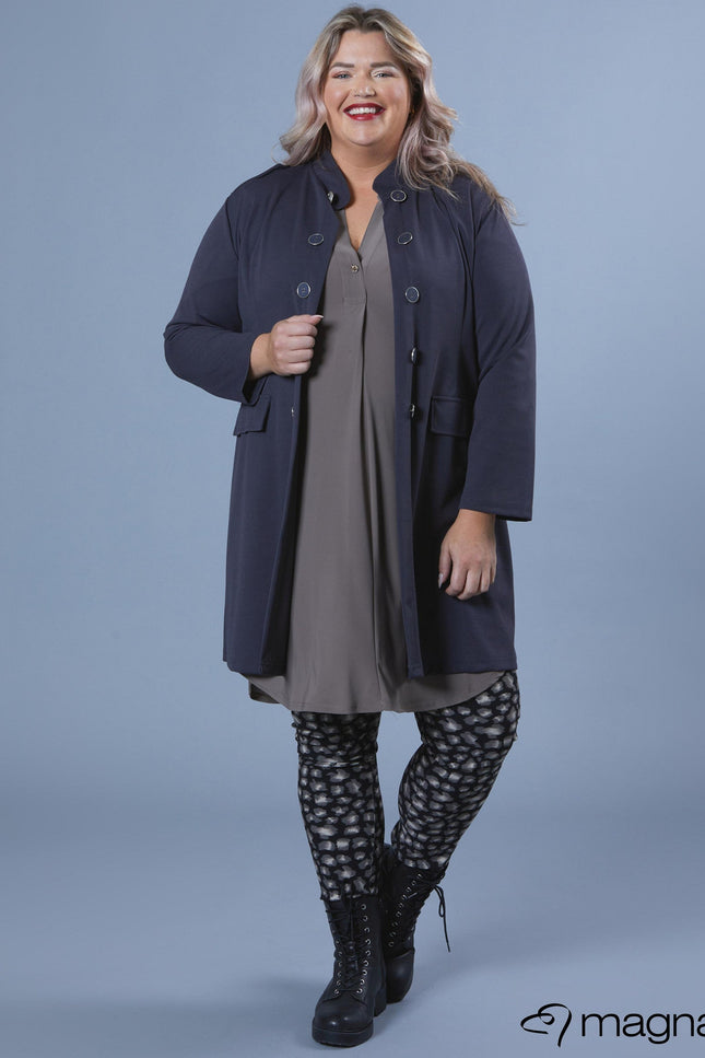 Magna Basic Vest N-8005 Donker Grijs