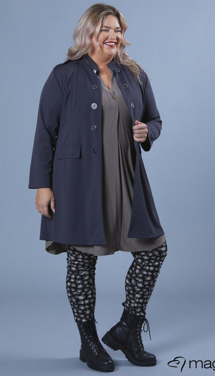 Magna Basic Vest N-8005 Donker Grijs