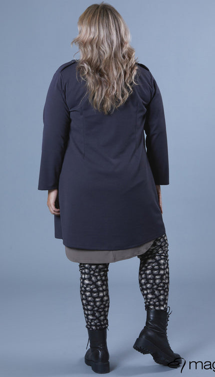 Magna Basic Vest N-8005 Donker Grijs