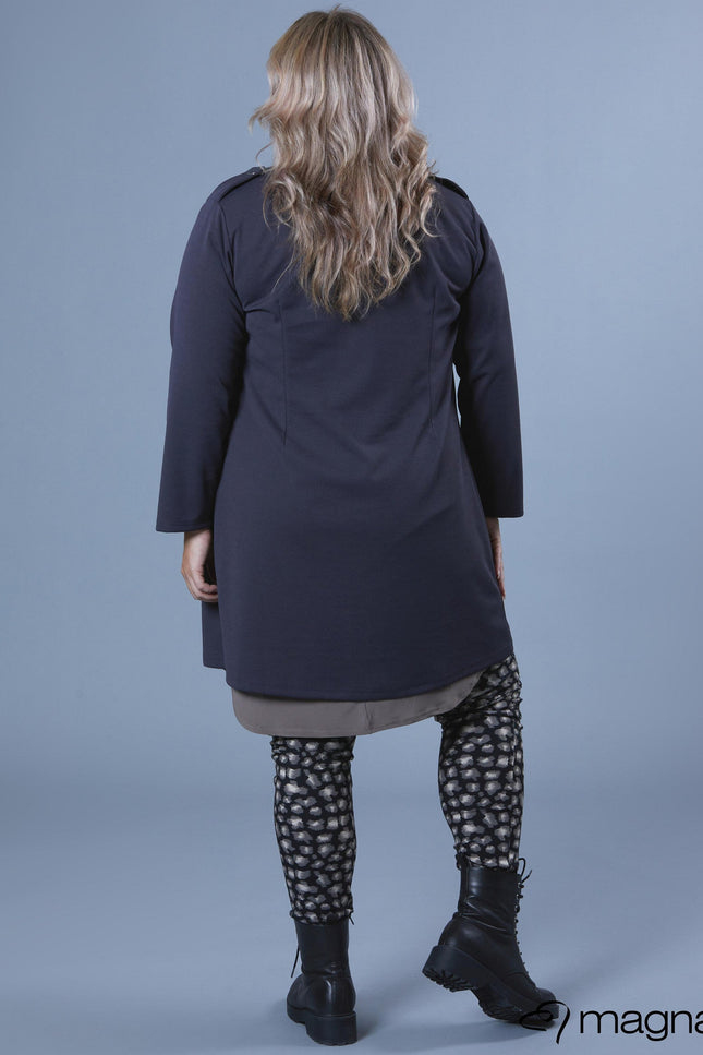 Magna Basic Vest N-8005 Donker Grijs