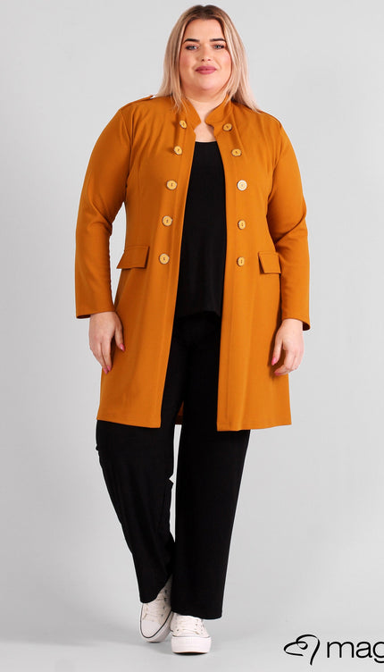 Magna Basic Vest N-8005 Mosterd Geel