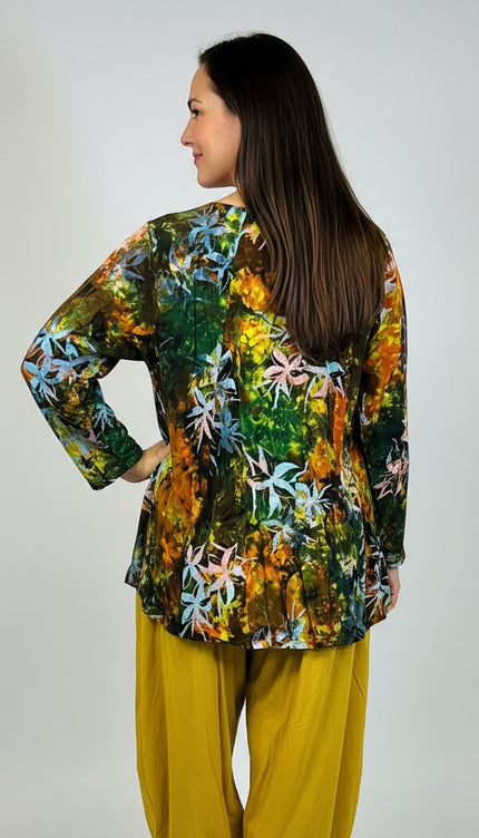 Normal Crazy Top New Moza Long Sleeve Print