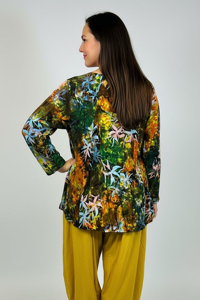 Normal Crazy Top New Moza Long Sleeve Print