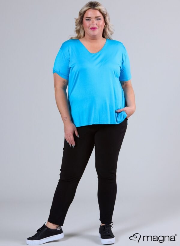 Magna Basic Top B-0004 Licht Blauw - Afbeelding 2